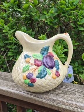 Shorter And Son Ceramic Basket weave Jug